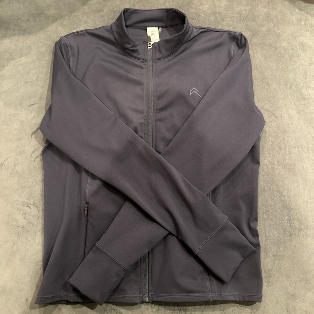 Men's Gray Full-Zip Jacket
